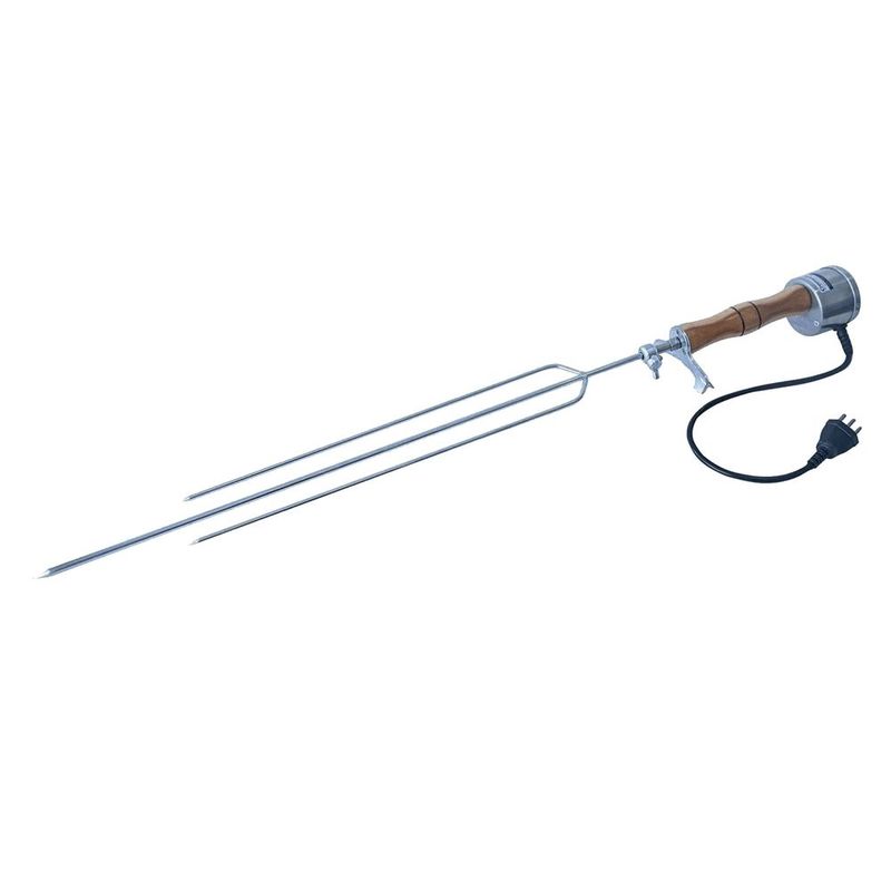 Espeto Cromunfer Girat rio El trico 110V Ajust  2Kg 0