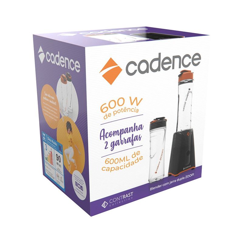 Liquidificador Cadence Blender Shake 600W 220V 4