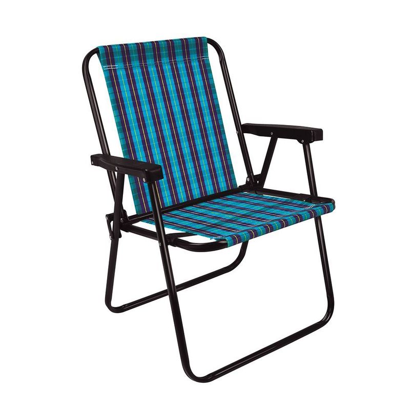 Cadeira Praia Mor 2052 Alta A o Xadrez Marine 110Kg 0