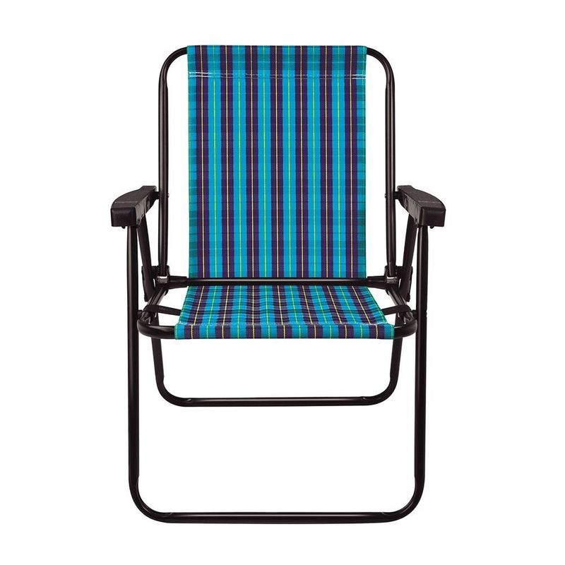 Cadeira Praia Mor 2052 Alta A o Xadrez Marine 110Kg 1