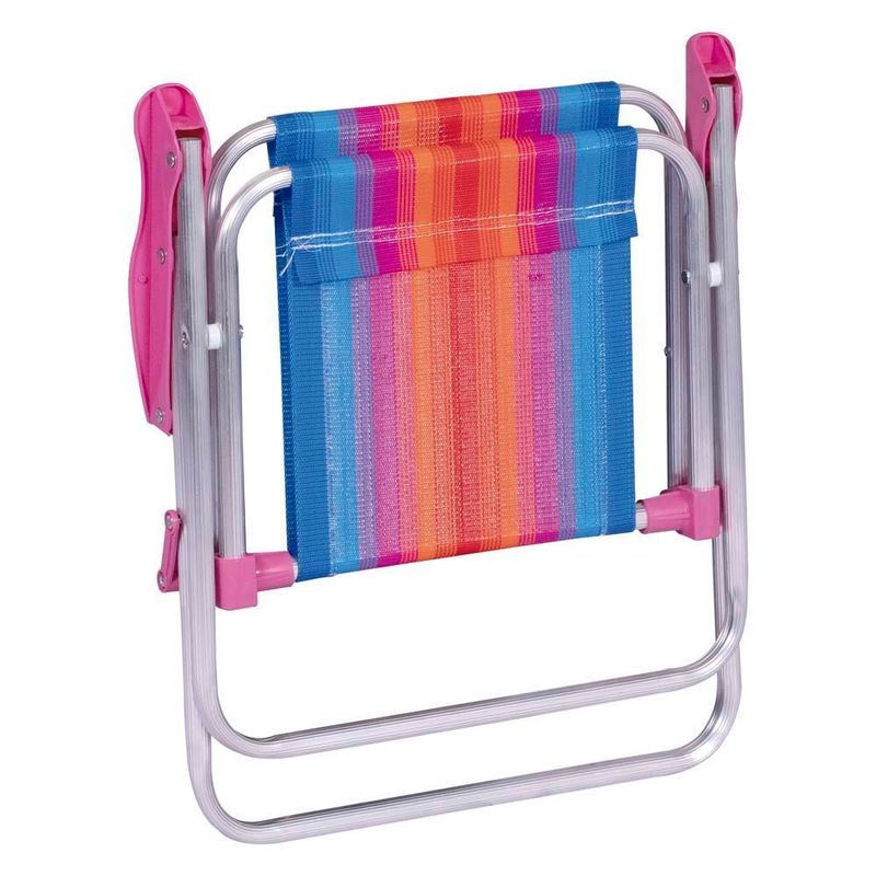 Cadeira Mor 2122 Inf  Alum  Rosa 30Kg Dobr vel 4