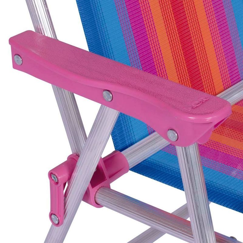 Cadeira Mor 2122 Inf  Alum  Rosa 30Kg Dobr vel 5