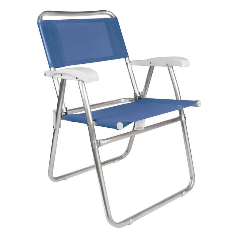 Cadeira Mor Master 2116 Alum  Sortida 120Kg Dobr vel 2