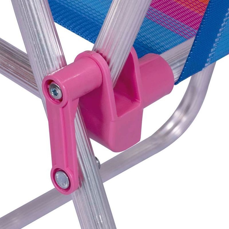 Cadeira Mor 2122 Inf  Alum  Rosa 30Kg Dobr vel 6