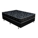 Cama Box Casal Berflex Ribeir o Preto 138x188x48cm 0