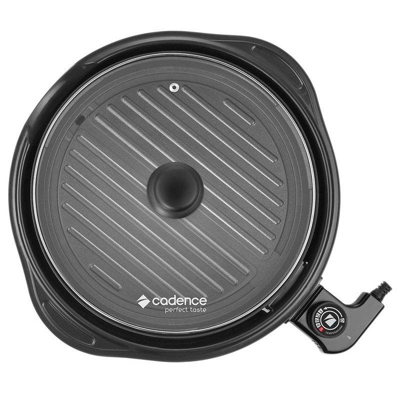 Multi Grill Cadence Perfect Taste  com Superf cie Antiaderente  1250W  Preto - GRL300 220V 2