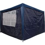 Kit Parede Gazebo Mor Oxford Azul 3x3m Janela 1