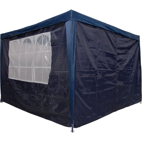 Kit Parede Gazebo Mor Oxford Azul 3x3m Janela