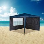 Kit Parede Gazebo Mor Oxford Azul 3x3m Janela 4