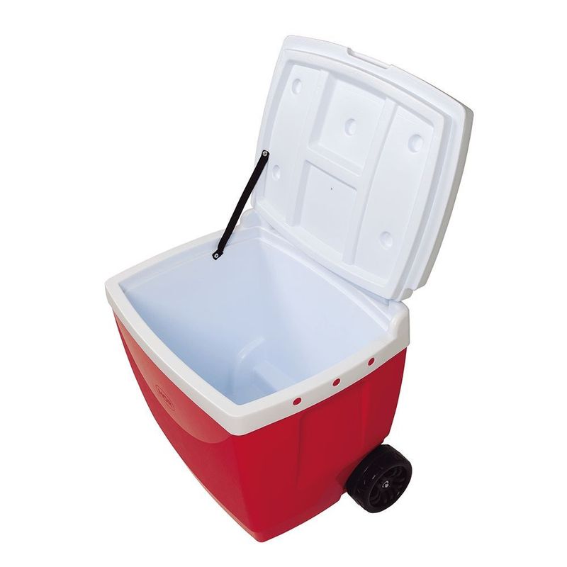 Caixa T rmica Mor 42L Vermelha com Rodas 3