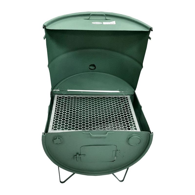 Churrasqueira Campeira Tambor Carv o Tampa Pequena 1