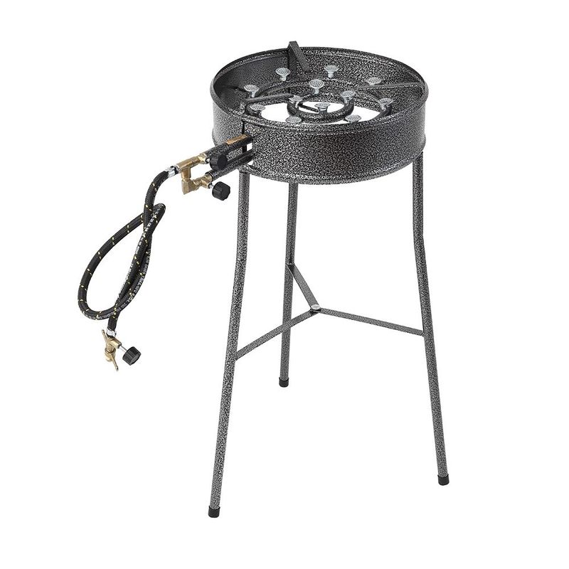 Fogareiro Papal guas 12 Queimadores  com Borda  com P s - 110 13 0