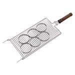 Grelha Hamburg  Grilazer GR0026 Inox 25x43cm Madeira 0