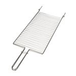 Grelha Dupla Mor 3103 A o Cromado 27x81cm c  Suporte 1