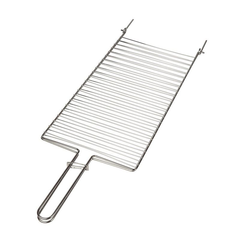 Grelha Dupla Mor 3103 A o Cromado 27x81cm c  Suporte 1