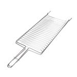 Grelha Dupla Mor 3106 A o Cromado 26x81cm c  Suporte 1