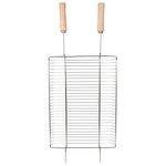 Grelha Mor 3112 Big Grill A o Cromado 26x84cm Madeira 6