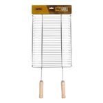 Grelha Mor 3112 Big Grill A o Cromado 26x84cm Madeira 8