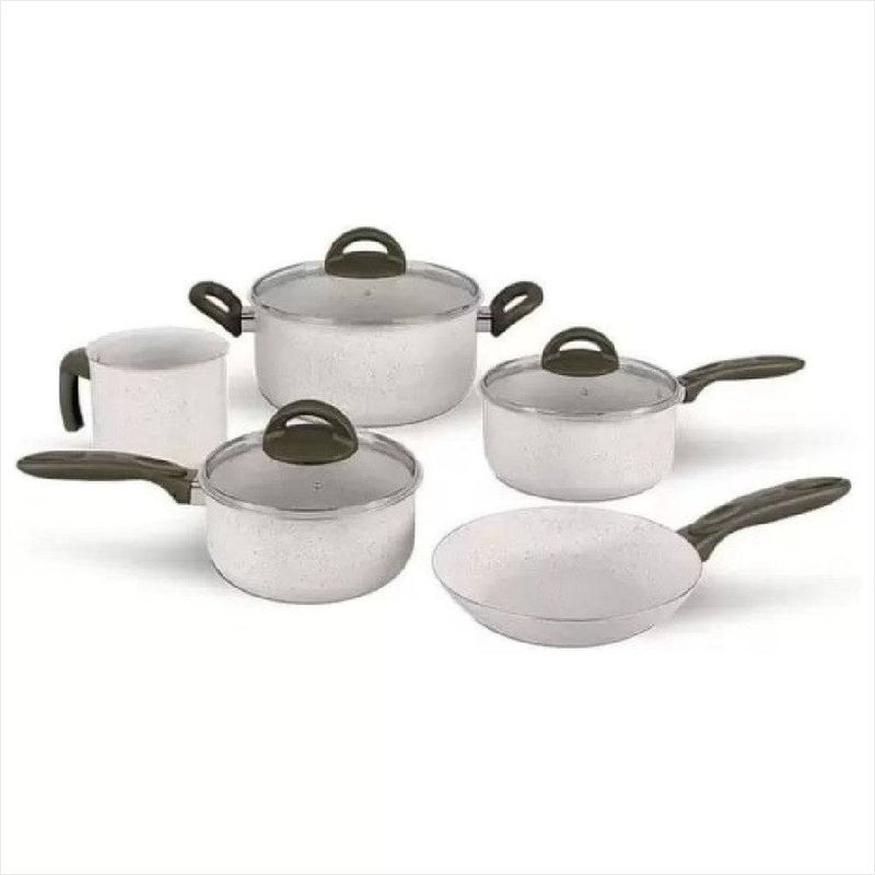 Conjunto Panelas Brinox Supreme 5 Pe as Antiaderente 0