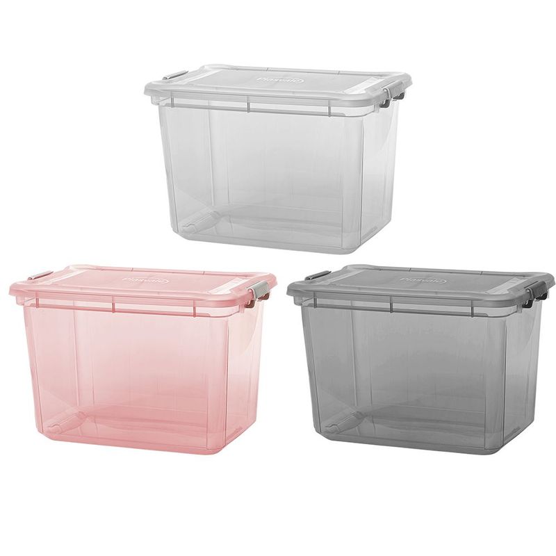 Caixa Organizadora Plasvale 35 Litros  Sortido   1818 0