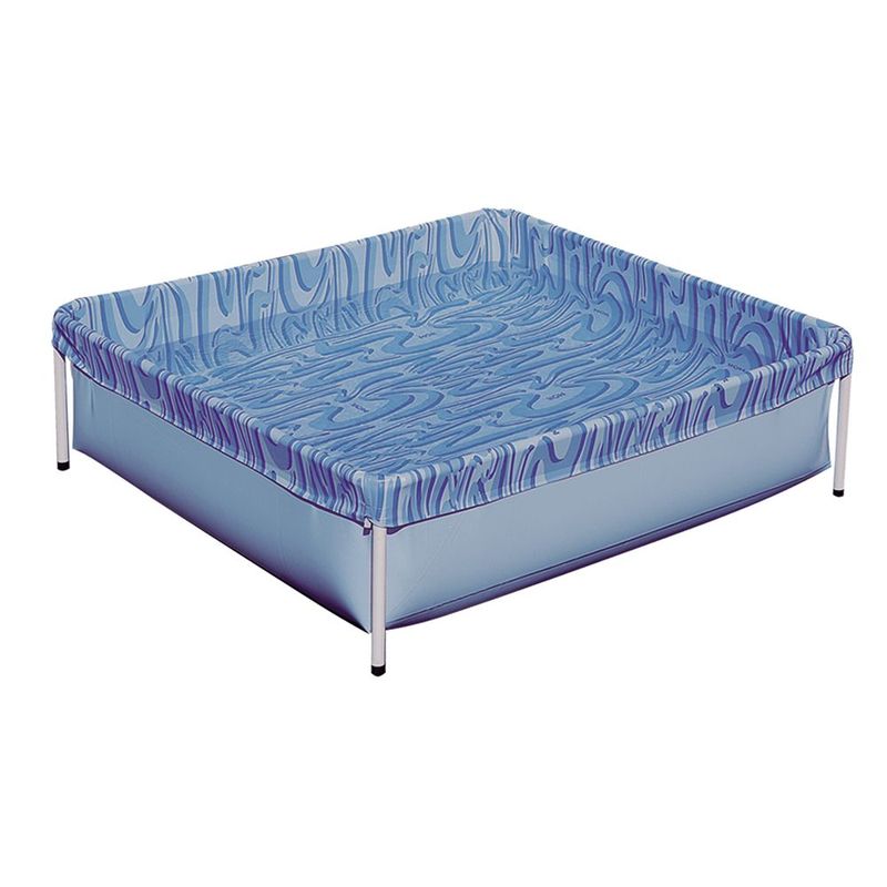 Piscina Infantil Mor 1000 400L Estrut  A o PVC Azul 0