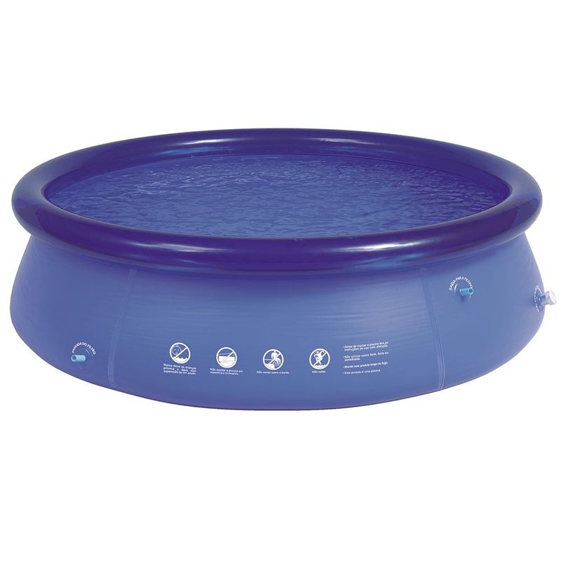 Piscina Infl vel Mor 1053 2400L Lona Refor ada Azul 1