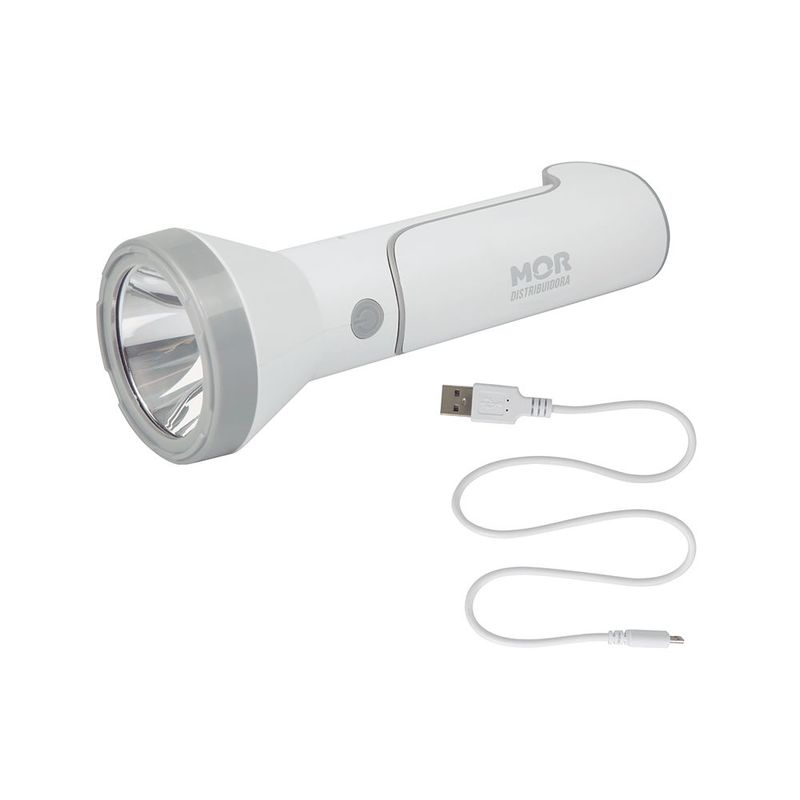 Lanterna Mor Recarreg vel 140 Lumens Branca 9186 4