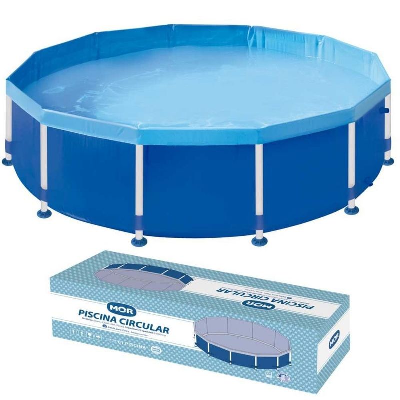 Piscina Circular Mor 5000L A o Lona Tripla Azul 1045 3
