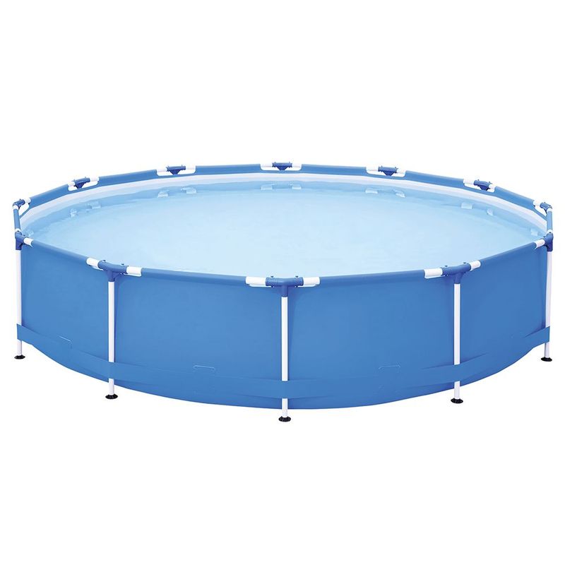 Piscina Circular Mor 7000L A o Lona Tripla Azul 1046 0