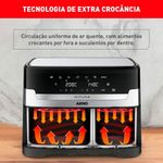 Fritadeira Arno Sem  leo Dual 5 2l 3 1l Afd2-220v 7