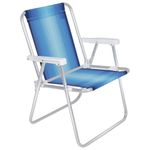 Cadeira Praia Mor 2101 Alta Alum nio Sortida 110Kg 2