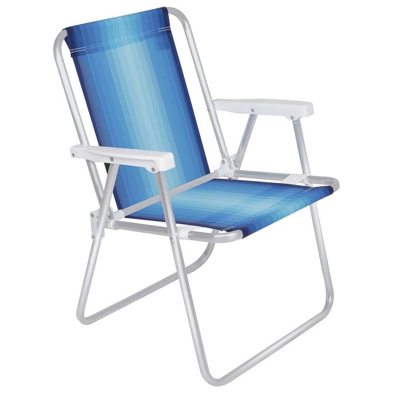 Cadeira Praia Mor 2101 Alta Alum nio Sortida 110Kg 2