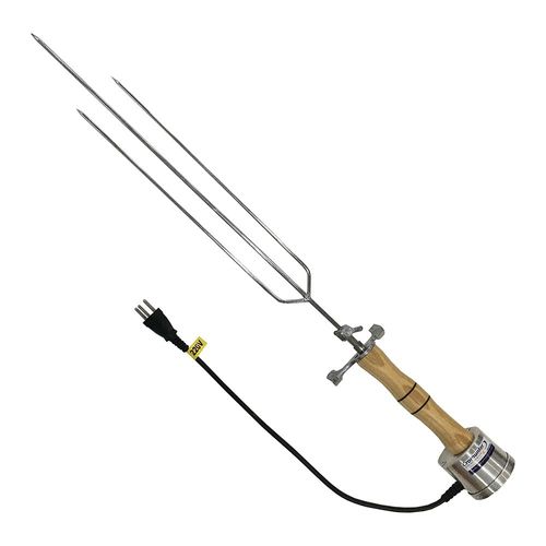 Espeto Cromunfer Rotativo Elétrico 220V Cromado 950mm