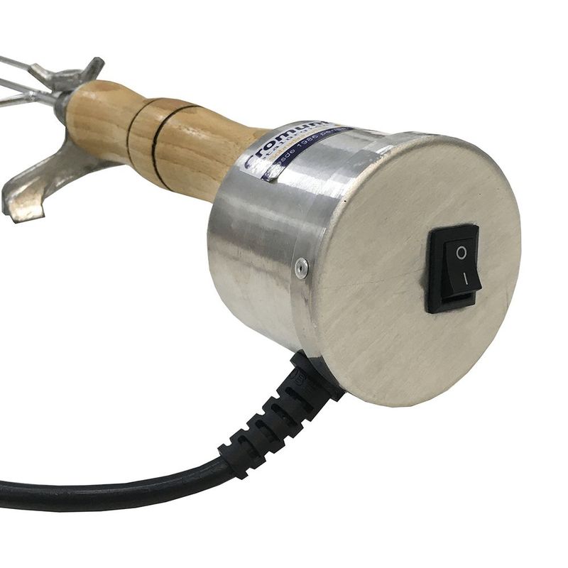 Espeto Cromunfer Rotativo El trico 220V Cromado 950mm 3