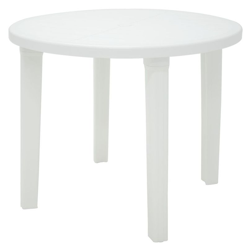 Mesa Pl stica Tramontina Cassino 90cm Branca 0