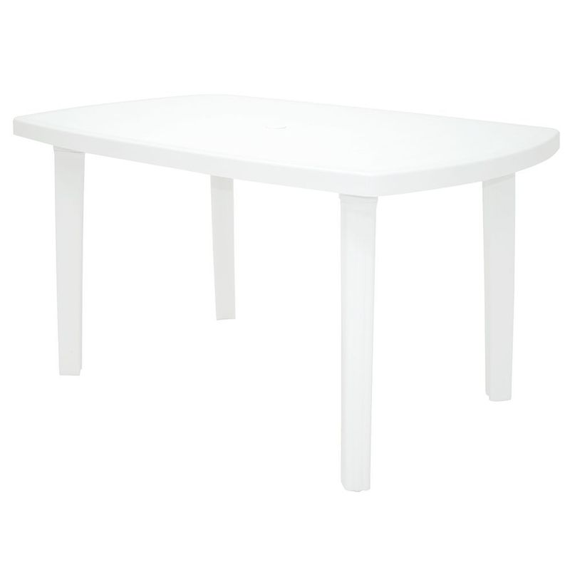 Mesa Pl stica Tramontina Cambori  136x84cm Branca 0