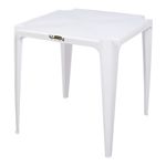 Mesa Pl stica Mor 70x70cm Branca 15151001 0