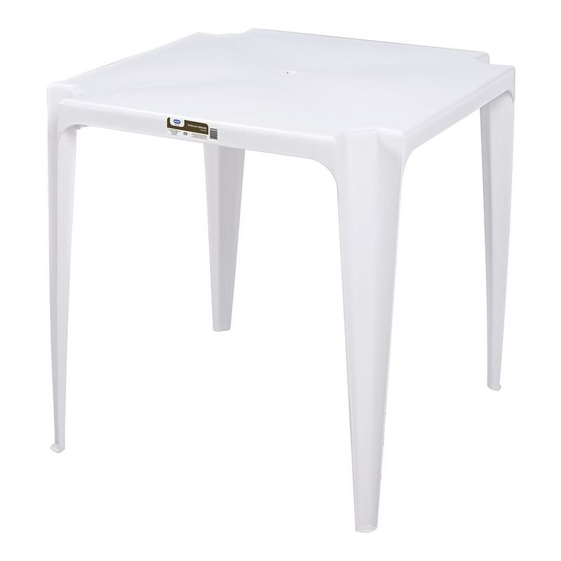 Mesa Pl stica Mor 70x70cm Branca 15151001 0