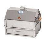 Churrasqueira Brighente Inox M dia Carv o 26 com Tampa 1