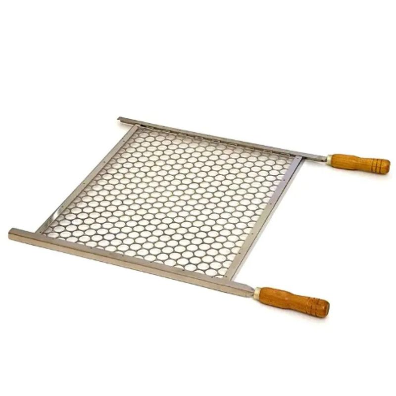 Grelha Moeda Brighente Inox 41x51cm 2452 1