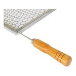 Grelha Moeda Brighente Inox 41x51cm 2452 3