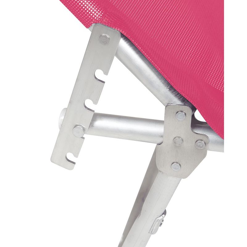 Espregui adeira Mor 2704 Alum nio Rosa 4 Posi  es 4