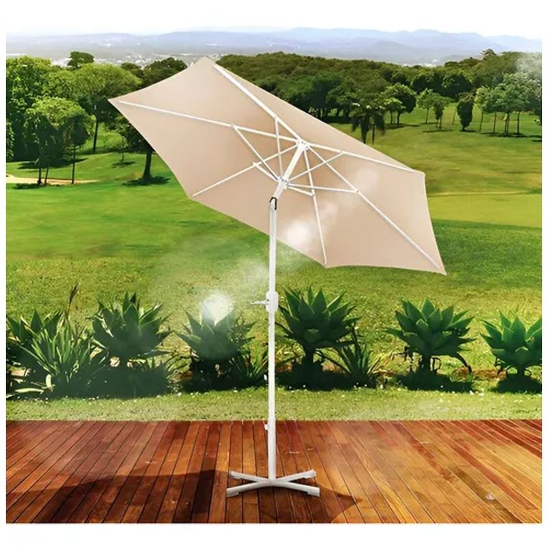 Ombrelone Mor A o  com Manivela  2 4m  Bege - 9220 1