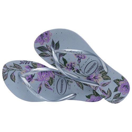 Chinelo Havaianas Organic 9057 Azul Ashley 37/38
