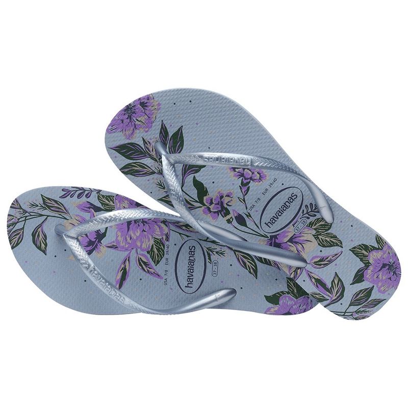 Chinelo Havaianas Organic 9057 Azul Ashley 37 38 0