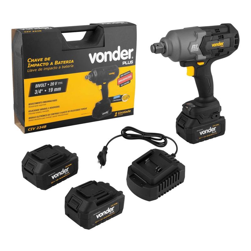Chave de Impacto Vonder CIV234B 18V a Bateria 0
