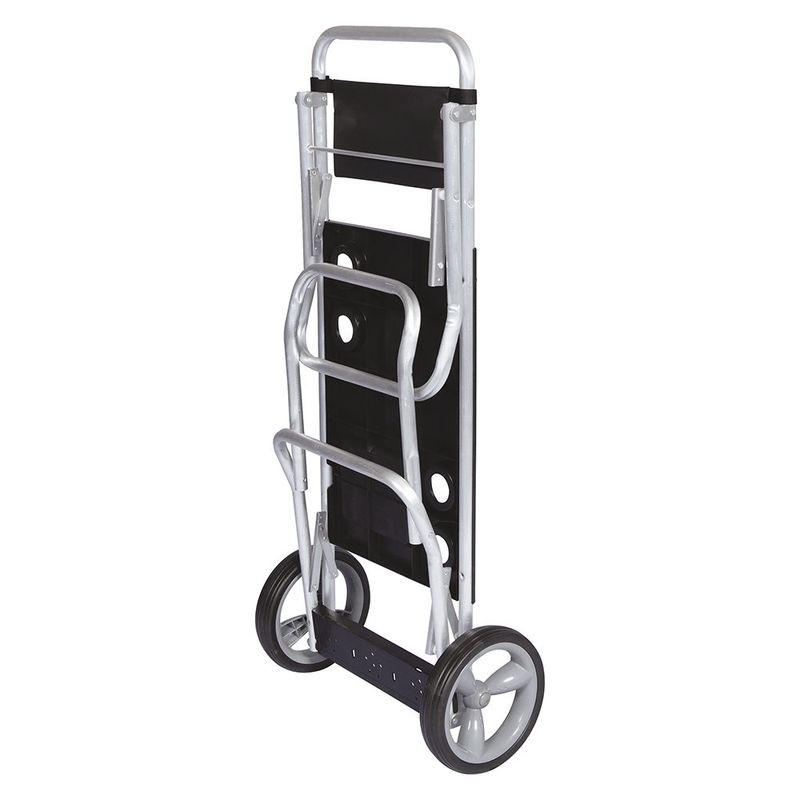 Carrinho Praia Mor Alum nio Preto c  Av  Caixa T rmica 3