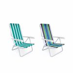 Conj  2 Cadeiras Reclin veis Mor A o Polietileno 1