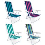 Conj  2 Cadeiras Reclin veis Mor A o Polietileno 2