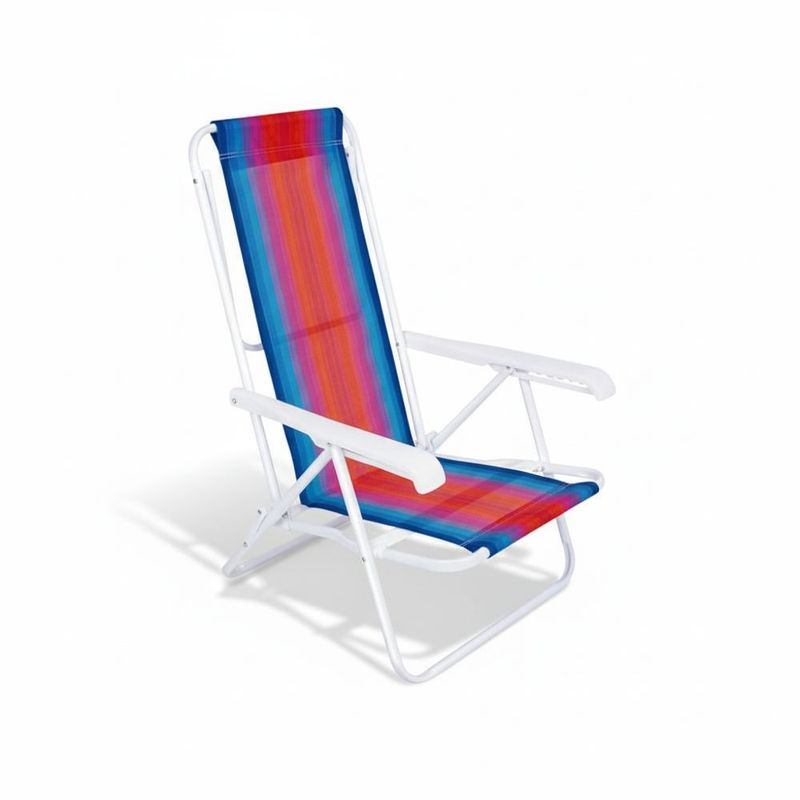 Conj  3 Cadeiras Reclin veis Mor A o Polietileno 0